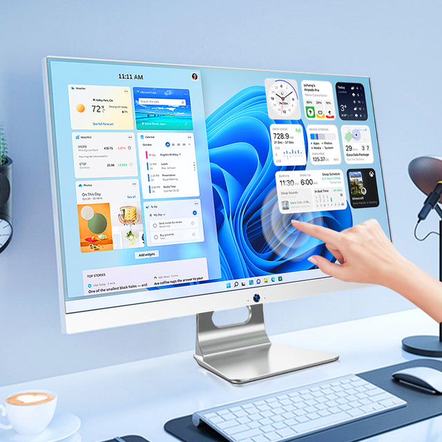 24 Inch Core I3 I5 I7 Desktop Laptops for Office Gaming Guangzhou Factory Oem Cheap Price Barebone All in One Pc Computer