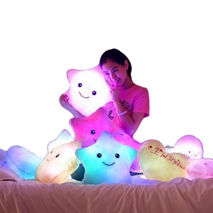 Veilleuse étoile à cinq branches personnalisée oreiller doux en peluche <span class=keywords><strong>jouet</strong></span> scintillant pour enfants avec rembourrage lumineux en coton PP - Product Image 6