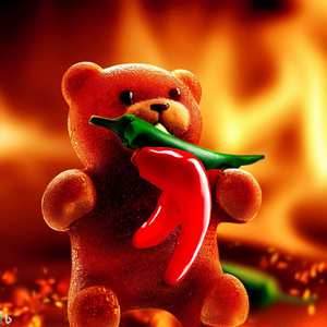 OEM 매운 거미 곰 칠리 페퍼 구미 사탕 벌크 - Product Image 5