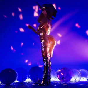 Luminous Mirrorsuit Party Performance Dj <span class=keywords><strong>Ropa</strong></span> Diseño de espejo Máscara de unicornio reflectante Casco Vestido de espejo Traje de baile GoGo - Product Image 3