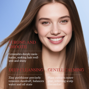 KORMESIC Marca Privada 350g 1% Piritiona de Zinc 2 en 1 Champú y Acondicionador para el Crecimiento del Cabello Hidratante Nutritivo Anticaspa - Product Image 2
