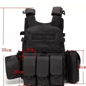 Chaleco Táctico Ajustable con Porta-Bolsas 6094, Equipo de Nailon Transpirable, Cobertura Total, Producto de Seguridad - Product Image 4