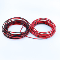 Kabel peralatan rumah tangga kustom UL2468 2 Dual Core Pvc16-28awg kabel ganda