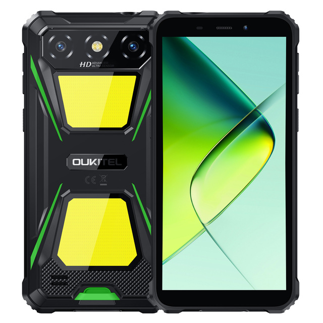 G5 4GB+256GB Rugged Smart Phone 6300mAh Battery 6.52\"HD 4G Android 14 Water & Shockproof NFC CDMA & GSM IP68 & IP69k