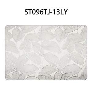 Sous-verres en PVC de style classique européen en gros, tapis de drainage, motif de feuilles, sets de table de mariage, écologiques pour la décoration de la cuisine - Product Image 2