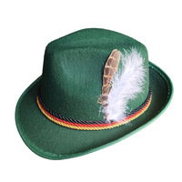 Chapeau de fête pour le Festival de la Bière, le Carnaval Allemand, le Jazz Alpin, l'Oktoberfest, en coton 100%, taille 48-50cm, fabriqué en Chine