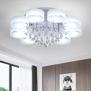 Luz de techo de cristal LED regulable <span class=keywords><strong>RC</strong></span> para dormitorio/comedor/sala de estar Hotel apartamento Villa pasillo entrada balcón - Product Image 4