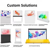 Afficheur tactile OLED transparent de 30 pouces/49 pouces, ultra fin, compatible SDK, pour la publicité, signalisation numérique