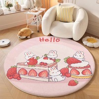 Tapis rond imprimé Animal mignon Offre Spéciale conçu doux bébé Tumbling ramper tapis mousse à mémoire de forme bas Pile bébé tapis de sol