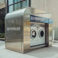 Self-Service Coin Laundry Station 2*16kg Stacked Washer Dryer