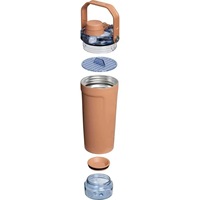 Bouteille d'eau isotherme en acier inoxydable de 20 oz avec logo personnalisé pour le sport, gobelet à double paroi avec poignée pour la salle de sport
