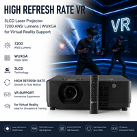 Proyector Láser 3LCD VR de Alta Frecuencia de Actualización, 7200 Lúmenes ANSI, Wuxga, para Realidad Virtual