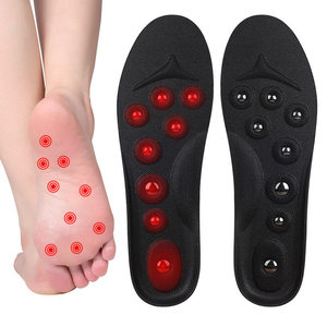 Nouvelle conception de semelles orthopédiques en EVA pour la <span class=keywords><strong>circulation</strong></span> <span class=keywords><strong>sanguine</strong></span>, avec points d'acupuncture plantaires magnétiques, pour la physiothérapie, à utiliser avec des chaussures - Product Image 1