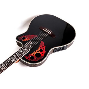 <span class=keywords><strong>41</strong></span>英寸龟背ABS云杉光泽葡萄洞原声电吉他 - Product Image 5