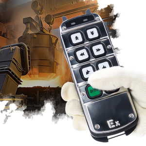 Télécommande de grue radio industrielle à double vitesse à 6 canaux avec récepteur à code fixe Tendances mondiales - Product Image 2