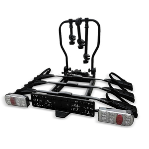 Aleación de aluminio <span class=keywords><strong>3</strong></span> <span class=keywords><strong>Bicicletas</strong></span> Montaje Trasero Tow Ball Bike Carrier Rack con marco de licencia - Product Image 1