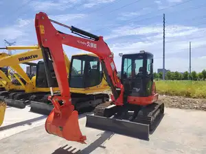 중고 KUBOTA 크롤러 유압 굴삭기 최소 굴착기 좋은 조건 저렴한 가격 Kubota U55 굴삭기