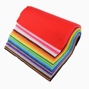 12 rouleaux de tissu en <span class=keywords><strong>feutre</strong></span> doux de 1,4 mm d'épaisseur, 12 couleurs assorties, lot de <span class=keywords><strong>feutre</strong></span> pour travaux manuels, couture, patchwork non tissé - Product Image 4