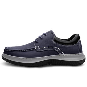 Nouveaux modèles Meilleure vente <span class=keywords><strong>Chaussures</strong></span> pour hommes en cuir naturel à bout large <span class=keywords><strong>Chaussures</strong></span> <span class=keywords><strong>bateau</strong></span> à lacets en cuir de vachette de première qualité pour <span class=keywords><strong>homme</strong></span> Haute qualité Grande taille 46 - Product Image 4