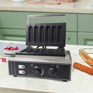 <span class=keywords><strong>Machine</strong></span> à gaufres électrique commerciale 1500W, 6 pièces, en acier inoxydable, <span class=keywords><strong>machine</strong></span> à saucisses, <span class=keywords><strong>machine</strong></span> à hot-dogs, <span class=keywords><strong>machine</strong></span> à gaufres antiadhésive - Product Image 4