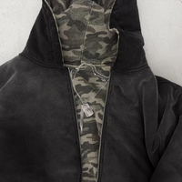Blouson Bomber Matelassé Camouflage Vintage Lavé Personnalisé pour Homme, Fermeture Éclair, Coupe Courte, Réversible, avec Capuche – Fabricant OEM
