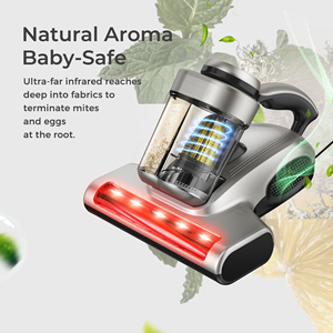 Aspirapolvere per Materassi Anti-allergeni con Luce UV-C, Tecnologia di Riscaldamento Avanzata, Aspirazione 15Kpa, 550W, Portatile, 240min di Autonomia - Product Image 2