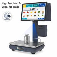 POS-терминал LongFly 15.6 с сенсорным экраном AI, весами и цифровой платформой для супермаркетов, OIML, Windows I7, арабская версия