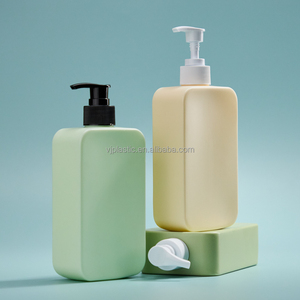 250ml 350ml 500ml hình chữ nhật chai dầu gội rỗng Lotion nhựa và gel tắm chai PE chai bao bì cho điều hòa - Product Image 3