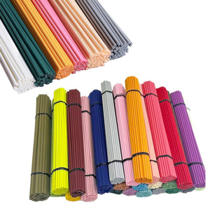 Home Office Aromatherapy 3mm 20cm 24cm Black White Colored Unscented Perfume Rod Fiber Stick <b>Reeds</b> <b>for</b> <b>Reed</b> <b>Diffuser</b> - Product Image 1