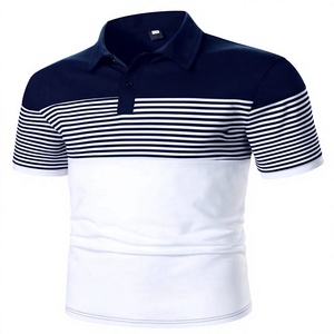 Camiseta Polo Deportiva Transpirable de Secado Rápido para Hombre, Tejido Ligero de Verano, Estilo Urbano Holgado, Muestra Gratis Disponible - Product Image 3
