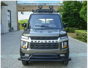 Durable electric pickup style car with cargo area, low speed design, perfect for daily carrying goods and family commute - Product Image 1