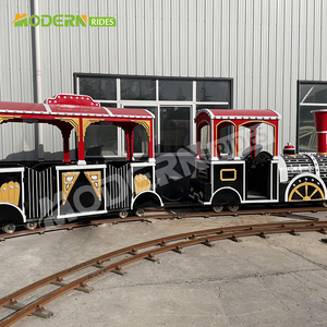 รถไฟเด็กเล่นแบบใช้แบตเตอรี่ สนามเด็กเล่นสนุกๆ รถไฟเด็กพร้อมราง - Product Image 5