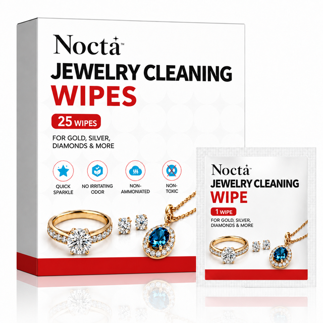Factory Price Jewelry Cleaning Wipes Disposable Non-toxic Silver Gold Diamond Polish Tarnish Remover Sachet Cleaner Wet Wipes
