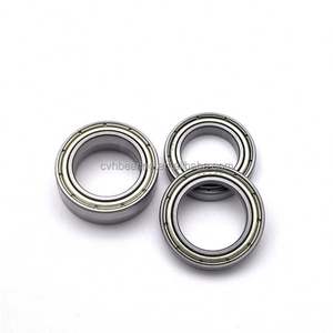 Roulement à billes à gorge profonde 6803ZZ 17x26x5mm 6803Z 17mm Rodamiento à double blindage en acier pour serrure à empreinte digitale 61803 - Product Image 1