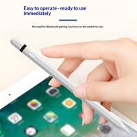 Stylet capacitif en plastique anti-touche accidentelle sans latence, design plat adsorbable, pour dessin à pression constante, modèle 708, fabriqué en Chine
