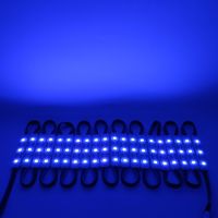 En vente Module LED RGB multicolore 12V 3Leds 75*15mm SMD 5050 Module LED d'injection intelligent de rétro-éclairage RGB étanche pour enseigne