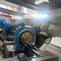Tour CNC horizontal 5 axes à double broche et double tête, personnalisé, haute qualité, pour tournage sur deux faces, faible coût de main-d'œuvre, non standard