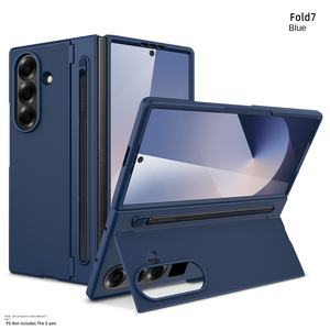 Funda para Samsung <span class=keywords><strong>Galaxy</strong></span> Z Fold 6/7 [Textura de PC con Puntos de Diamante] Cubierta Geométrica con Soporte y Porta <span class=keywords><strong>S</strong></span> Pen Integrado Premium - Product Image 5