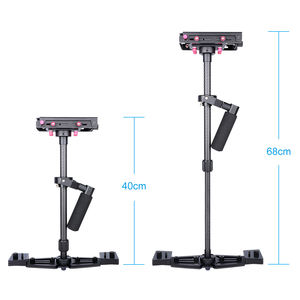 Stabilizzatore Gimbal Portatile in Fibra di Carbonio HHS700-Nero Certificato CE <span class=keywords><strong>RoHS</strong></span> Compatibile con Tutte le Fotocamere SLR e DV Controllo Manuale Cablato - Product Image 3