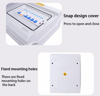 Boîtier de distribution de circuits d'éclairage extérieur étanche IP65 en ABS pour électronique et instruments, adapté à diverses applications