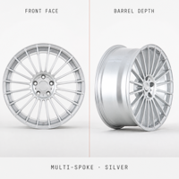 Jantes forgées multi-rayons argentées de 19, 20 et 21 pouces, 5x112 5x120, en alliage forgé, compatibles avec Audi, Mercedes-Benz, BMW 5, 7, X3, X4, X5, X6, GLC, GLE