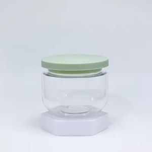 Tarros de Plástico Redondos Vacíos de 250g para Crema Exfoliante Corporal, Envases Cosméticos Personalizados con Tapas - Product Image 4