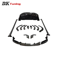 Kit carrosserie aérodynamique extérieur en carbone 3K Twill pour Tesla Model X, style haut de gamme modifié BK Tuning Model X, pièces de carrosserie souples
