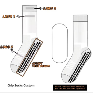 <span class=keywords><strong>Chaussettes</strong></span> de football personnalisées <span class=keywords><strong>antidérapantes</strong></span> avec logo personnalisé, étiquette tissée, <span class=keywords><strong>chaussettes</strong></span> de football OEM - Product Image 4