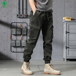 <span class=keywords><strong>Pantalon</strong></span> Cargo Coton-Élasthanne Homme Streetwear Multi-Poches Joggers les Plus Vendus en Gros - Product Image 3