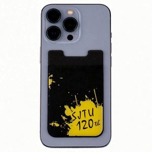 เคสโทรศัพท์แบบยืดหยุ่นพร้อมช่องใส่บัตรเครดิตและบัตรประจำตัวแบบติดกาว โปรโมชั่นสุดฮอต เหมาะสำหรับเป็นของขวัญทางธุรกิจ - Product Image 1