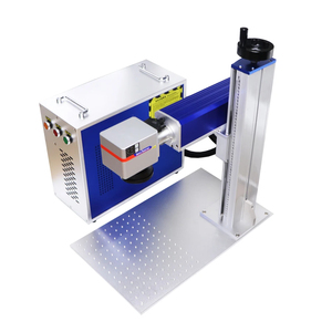 Machine de gravure et de marquage laser à fibre CNC portable 20W-100W à refroidissement par air pour métal et bois, compatible DXF/PLT/BMP/AI - Product Image 2