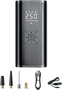 Nâng cấp 3*2000mAh không dây kỹ thuật số xe lốp Inflator 12V hiển thị kỹ thuật số Xách Tay Xe Máy nén lốp inflators - Product Image 4