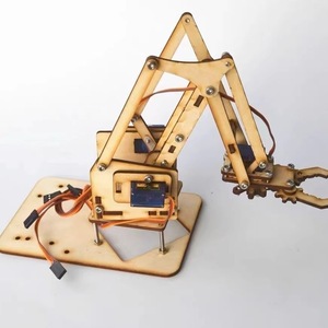 Kit de Brazo Robótico de Madera de 4 Grados de Libertad con Servo SG90 para Raspberry Pi, Robótica Educativa, Aprendizaje STEM DIY - Product Image 3