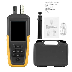 เครื่องตรวจวัดคุณภาพอากาศ HZ-8109 PM1/PM2.5/PM10/CO2/TVOC/HCHO - Product Image 1